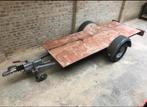 Plateau aanhangwagen ( geremd ), Auto diversen, Aanhangers en Bagagewagens, Ophalen, Zo goed als nieuw