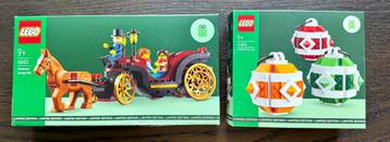 LEGO lot (40603 & 40604) - Christmas - Limited Edition sets beschikbaar voor biedingen