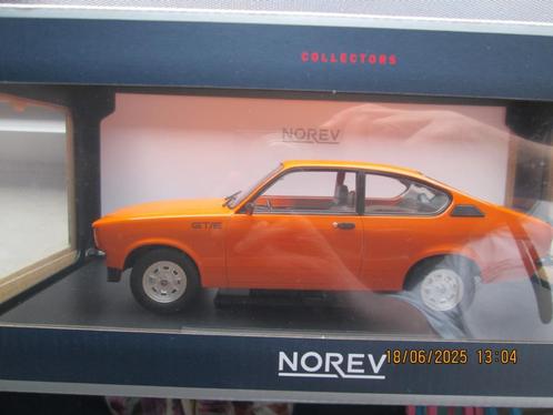 Opel Kadett C GTE Coupe orange 1:18 Norev, Hobby en Vrije tijd, Modelauto's | 1:18, Zo goed als nieuw, Auto, Norev, Ophalen of Verzenden