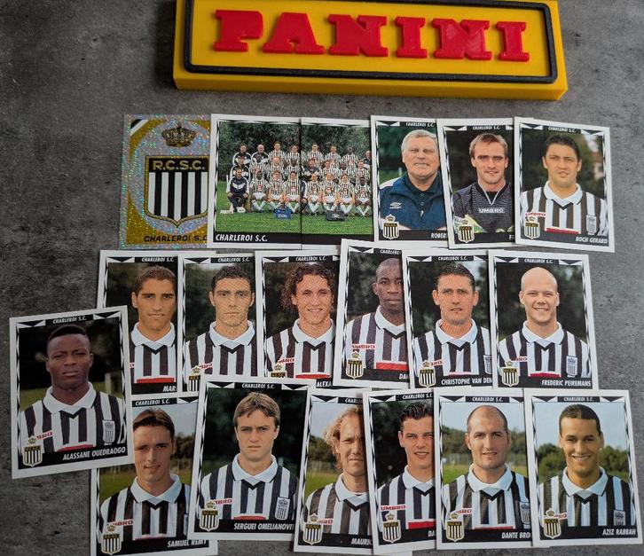 Panini FOOTBALL 99 19 STICKERS 1999 SP.CHARLEROI   VOETBAL, Hobby en Vrije tijd, Stickers en Plaatjes, Nieuw, Ophalen of Verzenden