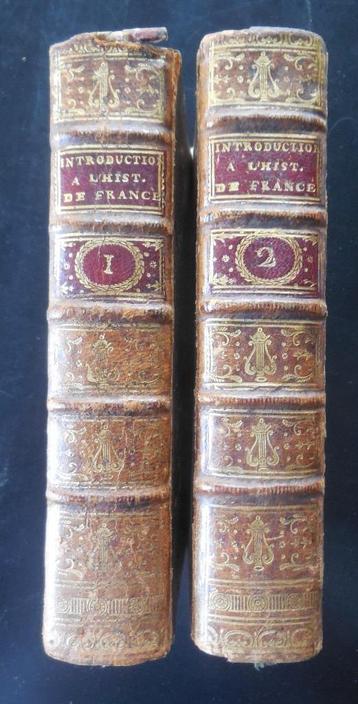 Introduction a l'Histoire de France  - 2 delen - 1787 beschikbaar voor biedingen