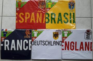 Lot / partij T-shirts landen ( NIEUW ) beschikbaar voor biedingen