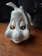 Vintage peer beeldje. Wit met goud, Antiek en Kunst, Ophalen of Verzenden