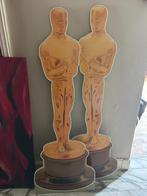 2 gouden oscar op houten plaat, Ophalen, Zo goed als nieuw, Versiering