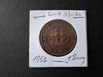 Sud-Afrika 1 Penny 1952 beschikbaar voor biedingen