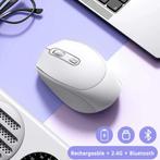 Souris optique sans fil silencieuse Bluetooth Rechargeable, Computers en Software, Muizen, Ophalen of Verzenden, Nieuw, Draadloos