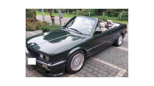 BMW 320i cabrio E30 Oldtimer, Auto's, BMW, Particulier, 3 Reeks, Lederen bekleding, Lichtmetalen velgen, Metaalkleur, Open dak