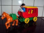 Duplo, rode postkoets, met "jonkvrouw", Ophalen of Verzenden, Duplo