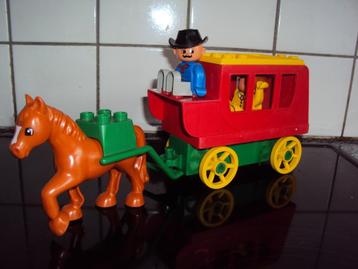 Duplo, rode postkoets, met "jonkvrouw", Enlèvement ou Envoi, Duplo