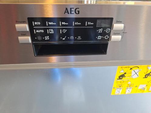 Lave Vaisselle AEG encastrable, Elektronische apparatuur, Vaatwasmachines, Zo goed als nieuw, Inbouw, Minder dan 85 cm, 45 tot 60 cm