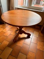 Massief houten ronde tafel, Gebruikt, Ophalen