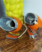 Vintage space age lampen, Métal ou Aluminium, Vintage / retro, Utilisé, Enlèvement ou Envoi