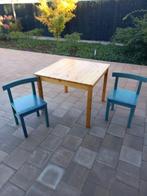 degelijke tafel en stoeltjes, Ophalen, Gebruikt