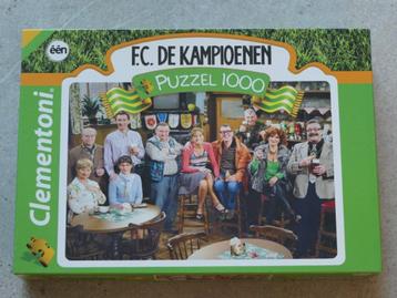 Puzzel FC De Kampioenen 1000 st, Ophalen of Verzenden, 500 t/m 1500 stukjes, Zo goed als nieuw, Legpuzzel