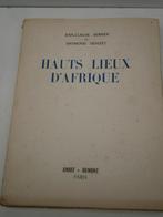 1954  Afrikaanse hoogtepunten Tibesti-Congo-Ethiopië, Boeken, Gelezen, Afrika, Ophalen of Verzenden, Berrier/ Denizet