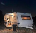 Hobby 650 met grote badkamer, Caravanes & Camping, Caravanes, Douche, Particulier, Lit fixe, 6 à 7 mètres
