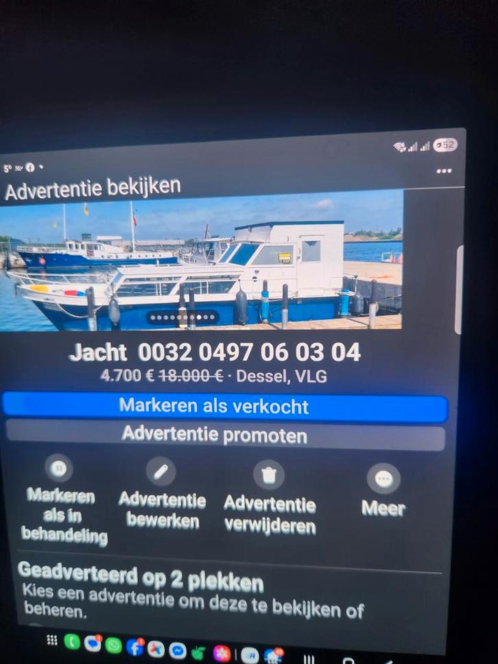 Motorjacht  0497 06 03 04, Auto diversen, Autonavigatie, Ophalen of Verzenden