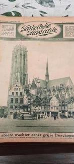 Antieken boek, de katholieke illustratie, Antiek en Kunst, Ophalen of Verzenden