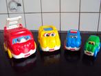 Fisher price; 4 activity autootjes waaronder brandweerauto.., Kinderen en Baby's, Ophalen of Verzenden, Auto of Voertuig