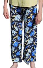 Lange broek zomer blauw/geel, Kleding | Dames, Broeken en Pantalons, Overige kleuren, Bel & Bo, Ophalen of Verzenden, Zo goed als nieuw