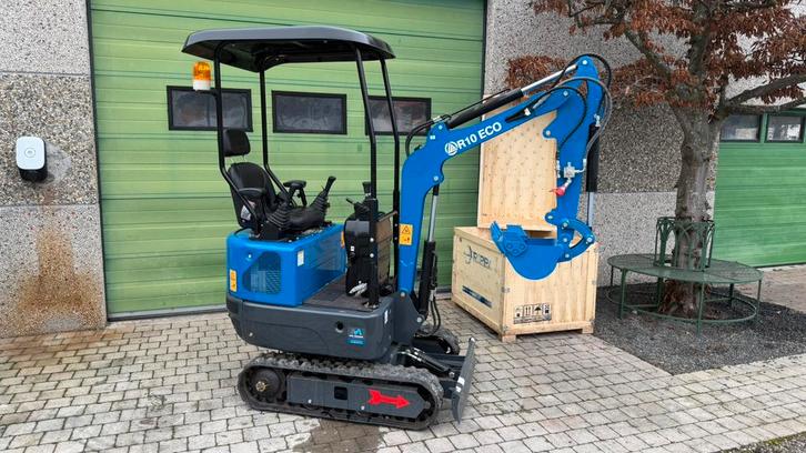 R10 1ton graafmachine NIEUW, Zakelijke goederen, Machines en Bouw | Kranen en Graafmachines, Graafmachine, Ophalen of Verzenden