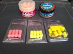 12mm popups Mainline en Nash + 3 pakjes dumbels., Watersport en Boten, Ophalen of Verzenden, Zo goed als nieuw