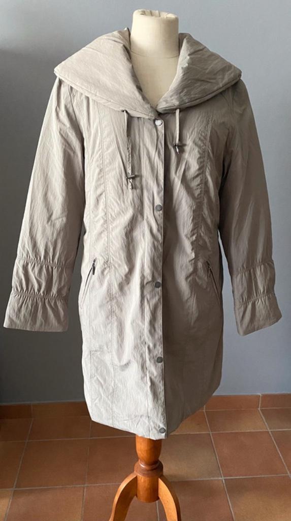 Lichtgrijze jas Lebek maat 40, Taille 38/40 (M), Gris, Lebek, Comme neuf