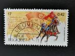 Belgique 2001 - poste 16ème siècle - facteur à cheval, Affranchi, Enlèvement ou Envoi