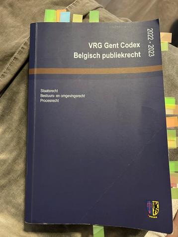 VRG Gent Codex Belgisch publiekrecht, Enlèvement, Comme neuf