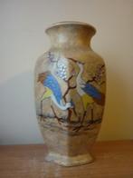 Vase Céramique Montoise - Antoine Dubois - décor oiseaux, Antiek en Kunst, Ophalen of Verzenden