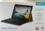 Tablet met toetsenbord, Computers en Software, 10 inch, Medion, Bescherming voor- en achterkant, Ophalen of Verzenden