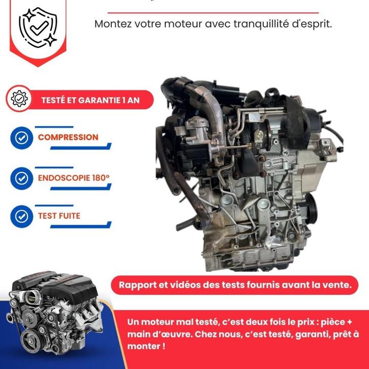 Moteur complet audi a3 8v / vw golf vii / seat leon, Autos : Pièces & Accessoires, Moteurs & Accessoires, Audi, Seat, Neuf, Enlèvement ou Envoi