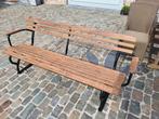TUINBANK AZOBE LEVENSLANg 245cm teak/azobe 390 tot 699€, Ophalen, Zo goed als nieuw, Hout