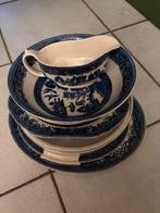 Eetservies porcelein ‘willow’, Ophalen
