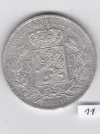 Monnaie belge - 5 Fr - 1851 - Léopold I - argent, Argent, Envoi, Monnaie en vrac, Argent