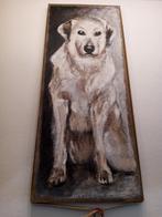 Oud schilderij met hond, Antiek en Kunst, Kunst | Schilderijen | Klassiek, Ophalen