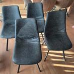 4 moderne Scandinavische keukenstoelen, Ophalen, Kunststof, Gebruikt, Vier