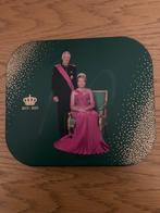 Blik koningshuis 10 jaar DELACRE, Verzamelen, Koningshuis en Royalty, Ophalen of Verzenden, Zo goed als nieuw