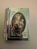 Verzilverd Frans rozenkrans opbergdoosje, Verzamelen, Religie, Ophalen, Zo goed als nieuw, Overige typen, Christendom | Protestants