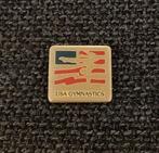 PIN - USA GYMNASTICS - TURNEN - GYMNASTIQUE, Verzenden, Gebruikt, Sport, Speldje of Pin
