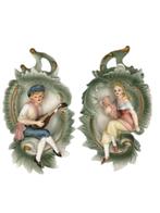 Wandecoratie "Troubadour & Watermeisje", Keukies Shop, Keukies Shop, Ophalen of Verzenden, Zo goed als nieuw