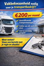 Vakbekwaamheid goederenvervoer. Vervoersvergunning te huur., Starter