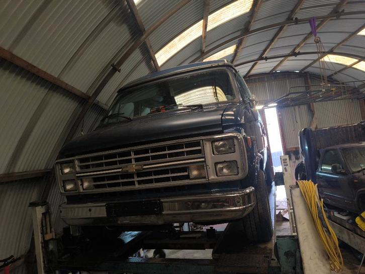 Chevrolet G20 1990, Auto's, Chevrolet, Particulier, Chevy Van, Dakrails, Elektrische ramen, LPG, Overige carrosserie, 4 deurs