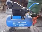 Welco professionele compressor + bandenspanningsmeter, Doe-het-zelf en Bouw, Compressors, Minder dan 25 liter, Ophalen, Gebruikt