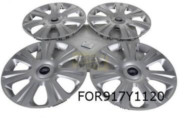 Ford Wieldoppen set 16'' zilver (set 4 stuks) (design L) Ori
