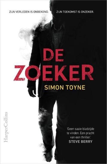 Te koop: Spannend boek" De Zoeker" van Simon Toyne.  beschikbaar voor biedingen