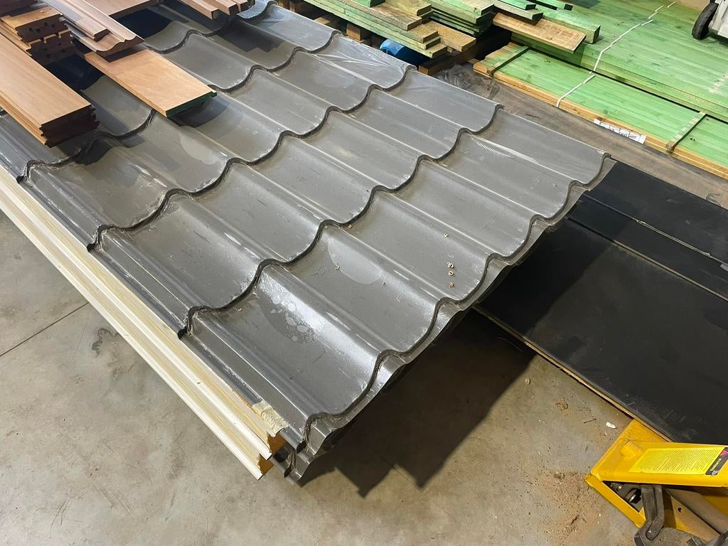 Permapanaten 120 mm. 2 stuks 6000mm, Bricolage & Construction, Tuiles & Revêtements de toit, Enlèvement, Neuf, Autres couleurs