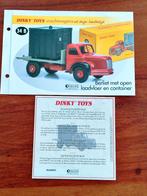 Dinky ATLAS fascicule + Certif _ Berliet contenair" ref. 34B, Enlèvement ou Envoi, Comme neuf, Autres types, Dinky Toys