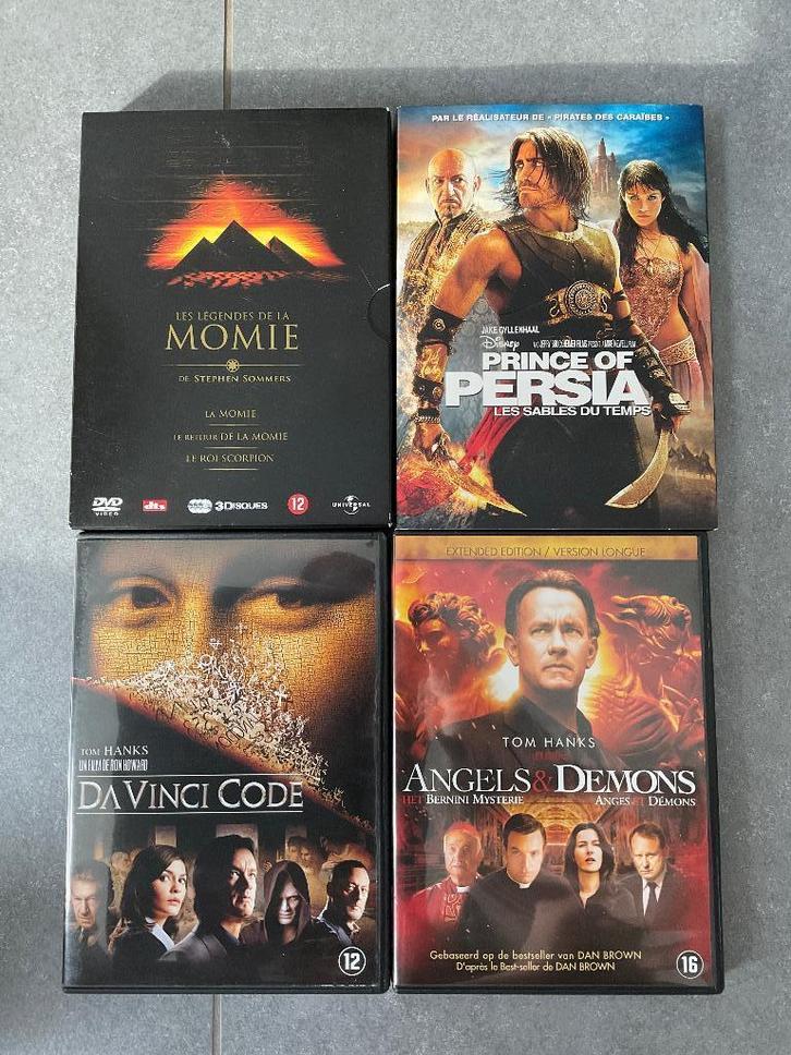 6 DVD Aventures, CD & DVD, DVD | Aventure, Comme neuf, Coffret, À partir de 12 ans, Enlèvement ou Envoi