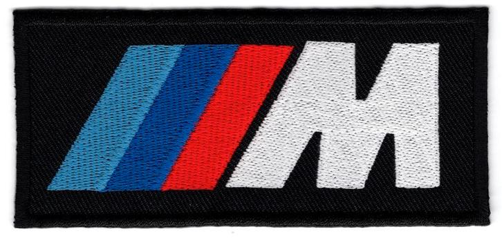 BMW M3 M5 stoffen opstrijk patch embleem #2, Collections, Marques automobiles, Motos & Formules 1, Neuf, Envoi
